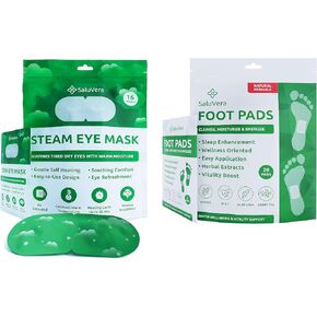 Foot Pads for Enhanced Sleep and Well-Being with Steam Eye Mask for Soothing Eye Care and Comfort