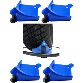 luvilly4 pcs car Hose Guide to Prevent The high-Pressure Washer Hose from Getting Stuck Under The tire, Plastic car wash Tool to Avoid hooking (Blue)