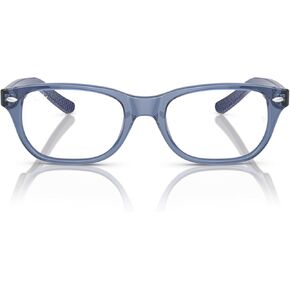Ray-Ban Kids' Ry1555f Low Bridge Fit Marvel Collection Square Prescription Eyewear Frames