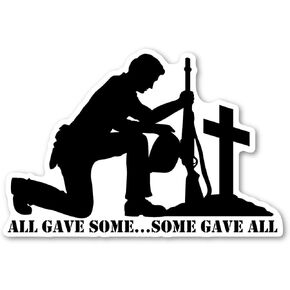 All Gave Some…Some Gave All Magnet by Magnet America Is 4.375" x 6.5" Made for Vehicles and Refrigerators