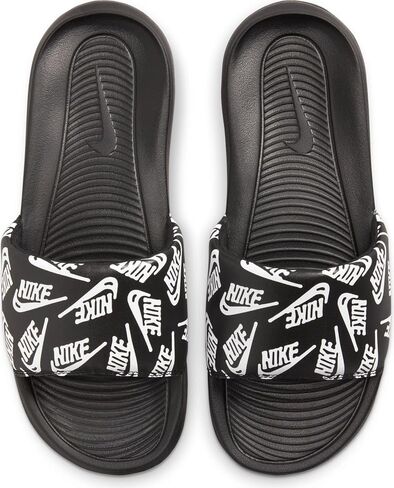 Nike Men's Victori One Slides, Black/White-black, 8 in Saudi Arabia