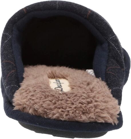 Dearfoams Men's Microwool Novelty Closed Toe Scuff Slipper in Saudi Arabia