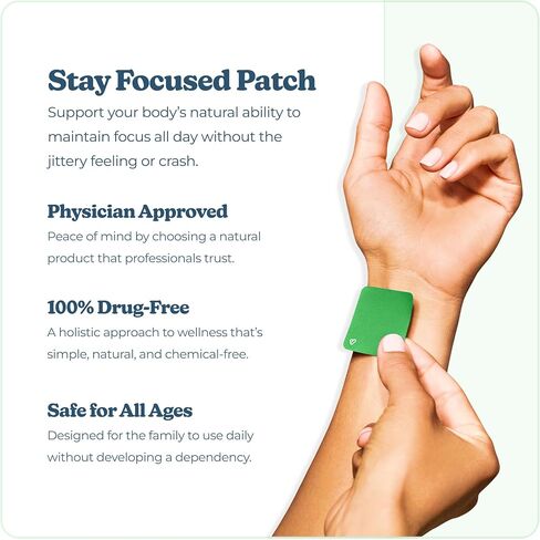 Vibrants Good Night Patches | Natural Bio-Frequency Patches for Sleep | Essential Pack of 28 Plus Refillable Case in Kuwait