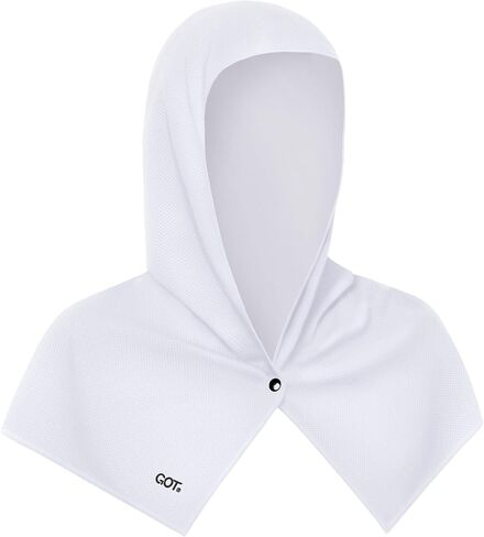 GOT Sports Cooling Hoodie Towel - Instant Cooling with Evaporative Effect - UV Cooling Head & Neck Wraps for Men Women in Saudi Arabia