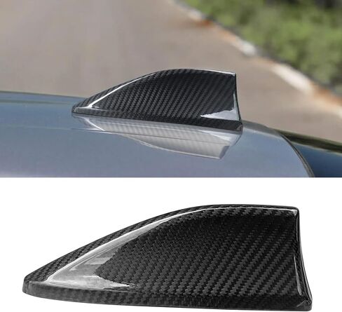 Compatible with Antenna Cover Shark Fin Trim Hood Real Carbon Fiber Automotive Roof Aerials for Subaru BRZ WRX 2022 2023 (Black) in Saudi Arabia