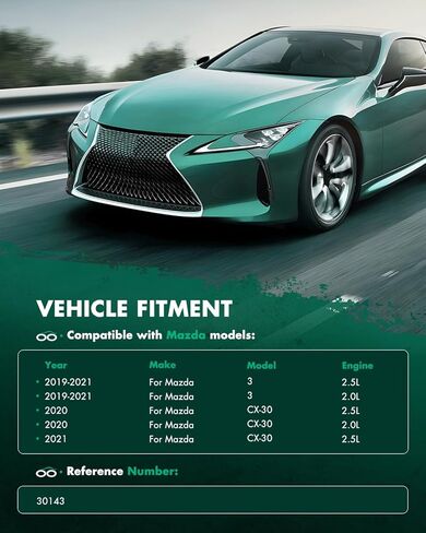 مجموعة تكثيف الهواء A/C Scitoo متوافقة مع Mazda CX-30 2020 2021 ، 3 2019-2021 ، L4 2.5L in Kuwait