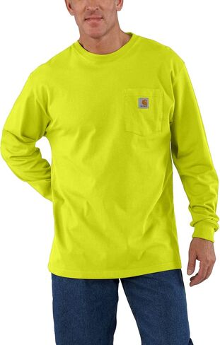 Carhartt Men's Loose Fit Heavyweight Long-Sleeve Pocket T-Shirt in Saudi Arabia