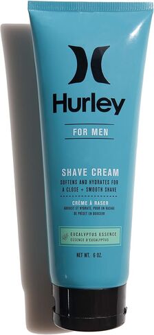 Hurley Men's Shaving Cream - Softens and Hydrates with Aloe Extract and Vitamin E in Saudi Arabia