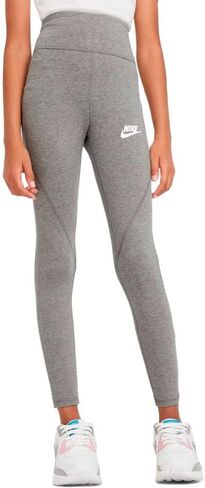 Nike Girls Favorites GX High Waist Leggings Black | White Medium in Saudi Arabia