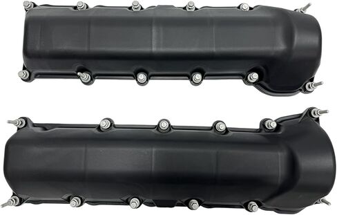 Left and Right Side Valve Cover with Gaskte and Bolts Compatible with 2001-2007 Dodge Ram 1500 Durango Dakot, Chrysler Aspen, Jeep Commander Grand Cherokee 4.7L, Replace# 53021828AA 53021829AD in Kuwait