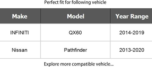 Front Tie Rods FITS for Nissan Pathfinder 2013-2020, for INFINITI QX60 2014-2019, ES801265 ES801266 EV801209 Front Outer and Inner Tie Rod Ends- 4pc Set in Saudi Arabia