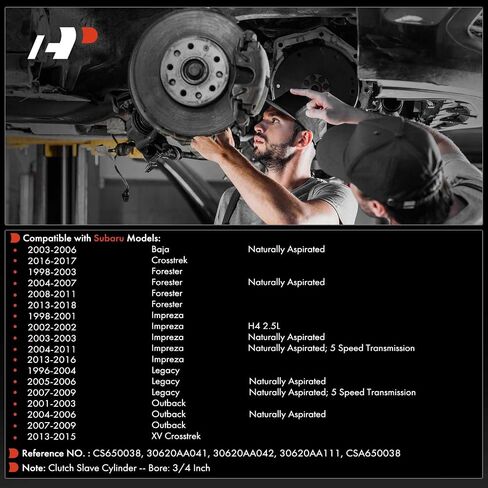 A-Premium Clutch Slave Cylinder Compatible with Subaru Outback 2001-2009, Forester 1998-2011/2013-2018, Impreza 1998-2011/2013-2016, Crosstrek 2016-2017, Legacy 1996-2009, XV Crosstrek 2013-2015, Baja in Saudi Arabia