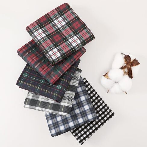 Houlife Clankkerchief للرجال ، هدايا القطن الناعمة مع نمط مناديل للرجال المناديل المتقلب مجموعة 6pcs 15.7 * 15.7 ″ in Saudi Arabia
