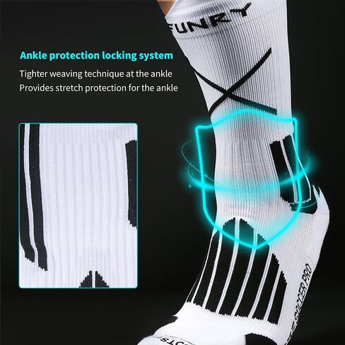 Unisex Ultra Grip Socks Soccer,Soccer Socks Men,Nonslip&breathable Tire Silicone Football Sock（Fits men's size 6-11） in Saudi Arabia