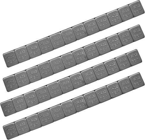 48 pcs 1/4 أوقية أوزان مدعومة من اللاصق ، وعصا 0.25 أوقية على أوزان العجل in Saudi Arabia