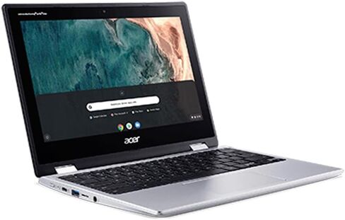 ايسر لابتوب كروم بوك سبين 311 قابل للتحويل، انتل سيليرون N4020، شاشة لمس HD 11.6 انش، LPDDR4 4GB، اي ام ام سي 32GB، جيجابت واي فاي 5، بلوتوث 5.0، جوجل كروم، CP311-2H-C679 in Saudi Arabia
