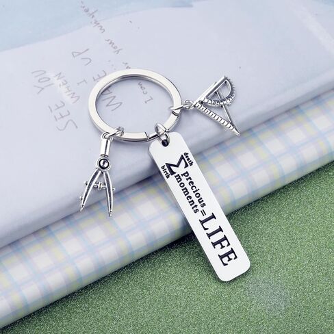 CHOORO Math Life Keychain Teacher's Day Gift Math Inspirational Gift for Teacher in Saudi Arabia