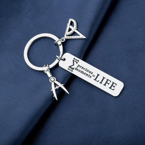 CHOORO Math Life Keychain Teacher's Day Gift Math Inspirational Gift for Teacher in Saudi Arabia