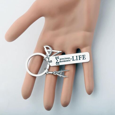 CHOORO Math Life Keychain Teacher's Day Gift Math Inspirational Gift for Teacher in Saudi Arabia