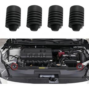 4 Pack Hood Rubber General Standard Cushion Bumper Compatible with Cushion Stoppers Damping Rubber Pad, Hood Stop Bumpers rubber Fit for Nissan Sunny Teana Bluebird Sylphy Tiida