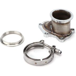 5 Bolt Turbo Downpipe Flange V Band Conversion Adaptor Replacement for Subaru Forester 2004‑2008