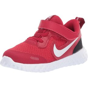 Nike Baby Revolution 5 Velcro Running Shoe, Black/White-Anthracite, 7C Regular US Toddler in Saudi Arabia