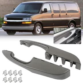 المسحون الداخلي مقبض الباب زوج ذراع الباب متوافق مع Chevy GMC مركبة 2003-2019 Express Van ، Savana 1500 2500 3500 استبدال# 10388387 ، 10388386 ، 10388390 ، 15817114 ، 25750064 ، 1038389 (2pair) in Saudi Arabia