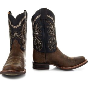 Soto Boots Men's Square Toe Cowboy Boots H4002