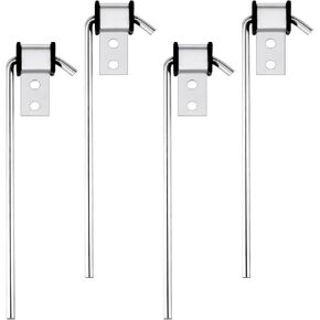 4 حزمة قضيب شماعات العادم الثقيلة ، Universal Hanger Rod Weld متوافق مع معظم نظام العادم 3/8 "ROD 10" طويل
