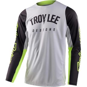 Troy Lee Designs 2023 GP Pro Jersey - Boltz (Medium) (Fog/Flo Yellow)