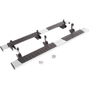 General Motors Accessories 84106505 Double Cab 6-Inch Rectangular Assist Steps in Chrome