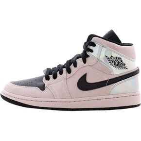 Nike Jordan Women's Shoes Air Jordan 1 Mid White Snakeskin BQ6472-110 (Numeric_9) in Kuwait