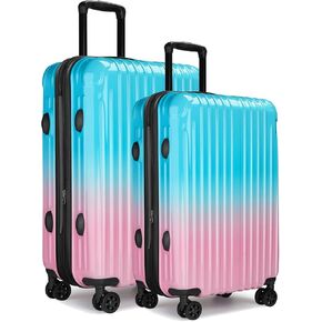 Luggage Set, 20 Inch Carry on Luggage, 24 Inch Checked Luggage Lightweight Hardside Suitcase With Spinner Wheels, TSA Lock, 2-Piece Set