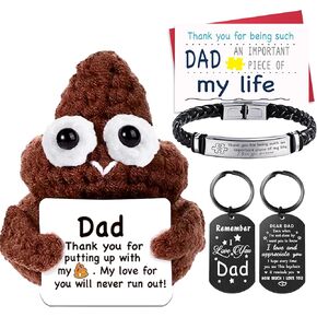 Fathers Day Funny Gifts for Dad Husband Him from Daughter Son Kids Wife, Birthday Valentines Anniversary Christmas Funny Gag Gift Ideas PaPa Step Dad Stocking Stuffers for Christmas