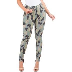 YELETE Women's Basic Five Pocket Stretch Jegging Tights Pants