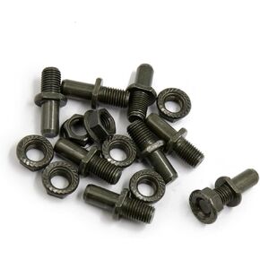 8pcs مسامير ضرس نارية خضراء داكنة دراجة نارية خضراء داكنة مسامير ل CG125 ZJ WY125 مستقر
