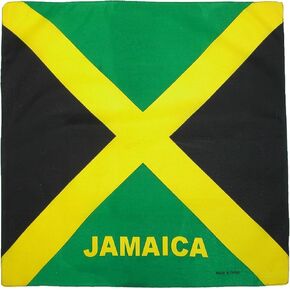 CTM Cotton Jamaican Flag Bandana