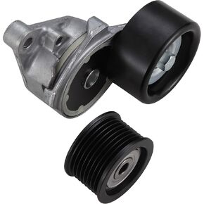binopoly 90K-39185 (2PCS 39185+36370) Drive Belt Tensioner Kit Without Belt For Lexus GX460 17-18/LX570 08-18 Toyota Land Cruiser 08-18/Sequoia 08-18/Tundra 07-18 OE# D80950K1