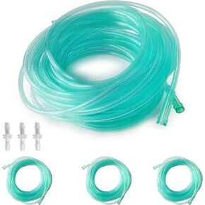 3 Pack, Each 32.8 ft, Kink Resistant Premium Oxygen Tubing, Inner 6 Channel