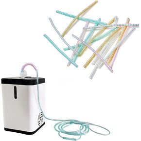 16PCS Oxygen Hose Support Holders | Portable Oxygen Concentrator Cannula Accessories | Prevents Kinking in Oxygen Tubing | Compatible with Oxygen Bags and Concentrators