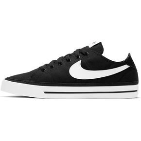 Nike Shoes Sneakers Court Legacy Men Urbans Leisure Leather Cu4150-002 - Black/White-Gum Light Brown - 11.5 in Saudi Arabia