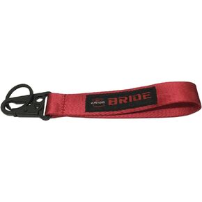 1pcs Red Word Bride Keychain Rope Strap Weave Keyring