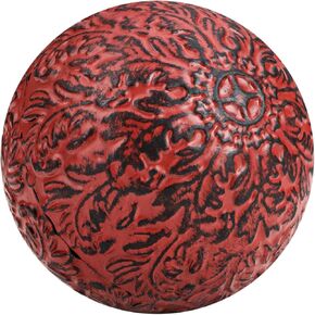 Everydecor Metal Decorative Sphere for Home Decor - Decorative Balls for Shelves, Centerpiece Bowls, Bookshelf - Decoration Orbs Accents for Living Room, Bedroom - Distressed Teal Shelf Spheres