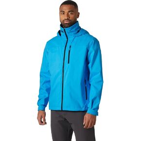 Helly-Hansen Men's Standard Crew Hooded Jacket 2.0, 645 Cyan