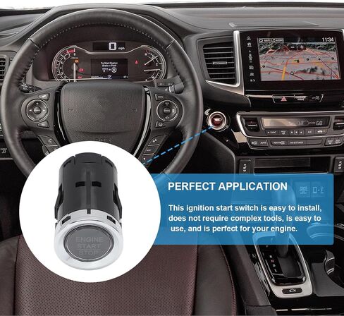 مفتاح بداية الإشعال ، زر بدء تشغيل المحرك متوافق مع Pilot Passport Ridgeline 2016-2019 35881-TG7-A03 35881-TG7-702 35881-TG7-701 in Saudi Arabia