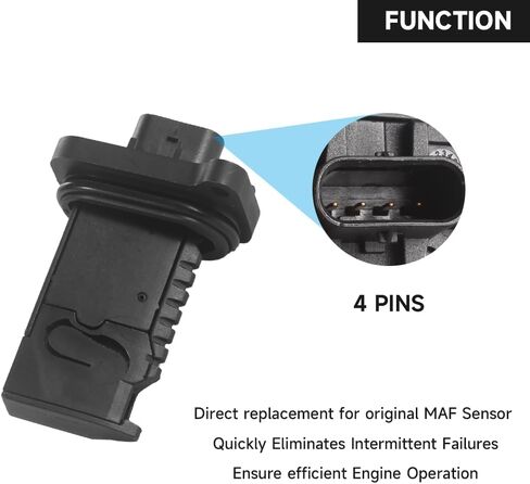 مستشعر مستشعر مستشعر MAF Sensor MAF - متوافق مع BMW M2 3.0L L6 - GAS 2016-2019 [قاعدة ، منافسة] ، لـ BMW X1 2.0L L4 - GAS 2013-2019 - استبدل الجزء 136276020388 in Saudi Arabia