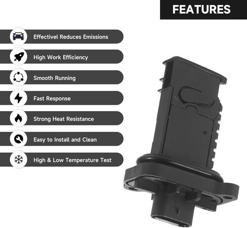 مستشعر مستشعر مستشعر MAF Sensor MAF - متوافق مع BMW M2 3.0L L6 - GAS 2016-2019 [قاعدة ، منافسة] ، لـ BMW X1 2.0L L4 - GAS 2013-2019 - استبدل الجزء 136276020388 in Saudi Arabia