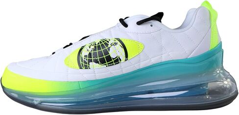 Nike Men's Race Running Shoe, White Black Blue Fury Volt in Saudi Arabia