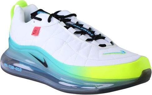 Nike Men's Race Running Shoe, White Black Blue Fury Volt in Saudi Arabia