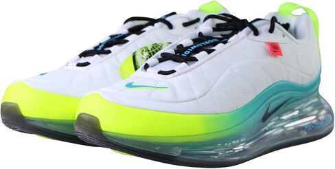 Nike Men's Race Running Shoe, White Black Blue Fury Volt in Saudi Arabia